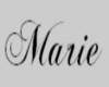 Marie Silver Nameplate