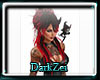 [ DZ ] Hair red black