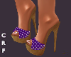 CRF* Purple Poka Dots