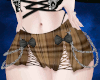 brown Plaid Skirt