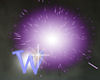 *W* Purple Fireworks