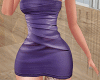 $ Purple Satin Dress