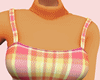 Plaid Orange Dress