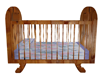 Wood Baby Crib Girl