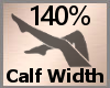 Calf Scale 140% Thick FA