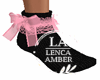 Black and pink sock