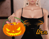 Halloween F Candy Basket