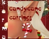 candy cane earings