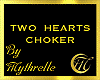 TWO HEARTS CHOKER