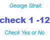 George Strait / Check