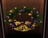 Purple Gold  Xmas Wreath