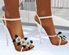Senza White Sandals