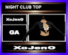 NIGHT CLUB TOP