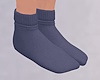 Girls Short Blue Socks