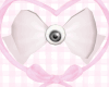 creepy cute eyeball bow