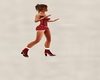 Dance Doll - red n white