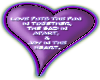 Purple Love Heart