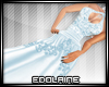 E~ Wedding Gown Blue