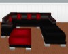 Red/Black Buddy Couch
