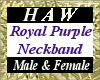 Royal Purple Neckband