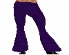 Purple flare pants