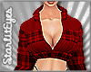 *Red Plaid Blouse*