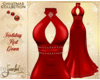 Holiday Long Gown Red