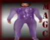 Purple elegant full suit