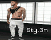Sty) White Joggers