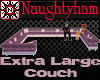 (N) Purple L Couch