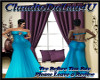 C, Elegant Dress Blue