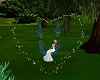 heart wedding swing