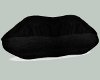 Black Leather Lip Sofa