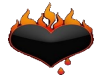 black burning heart