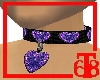 (T68)Purple Heart Choker