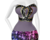 sparkly purple