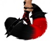 Red Black Spike Tail
