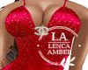 Red long exclusive dress