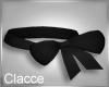 C black neck tie