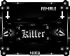 *Killer Collar|Black PVC