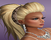 Patsy blonde ponytail