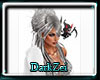 [ DZ ] Hair WHITE Black