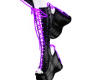 Purp Neon Platform Bootz