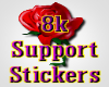{CF}8K SUPPORT STICKER
