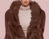 * Brown Fem Fur Coat