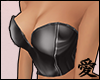 e| leather corset /b