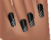 (POSH) B&W Couture Nails