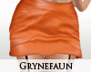 Orange mini skirt nylons