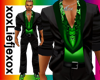 [L] Suit Green Black
