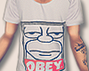 Obey White Tee